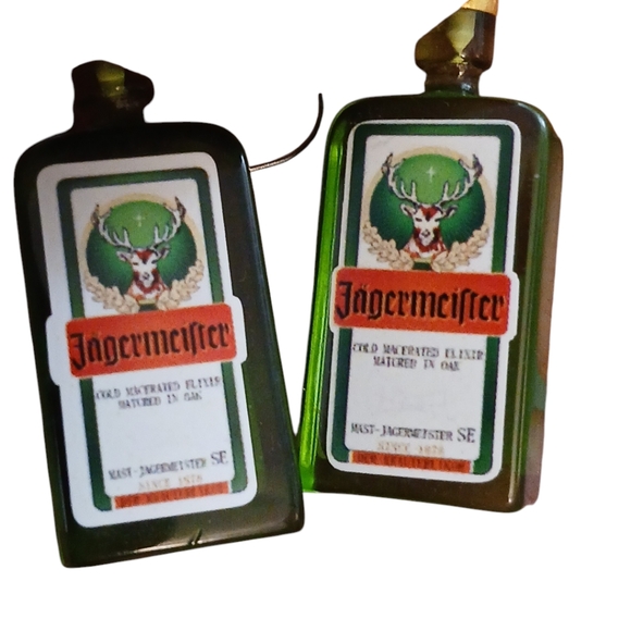 NWOT Jagermeister Bottle Fashion Earrings - Picture 2 of 4